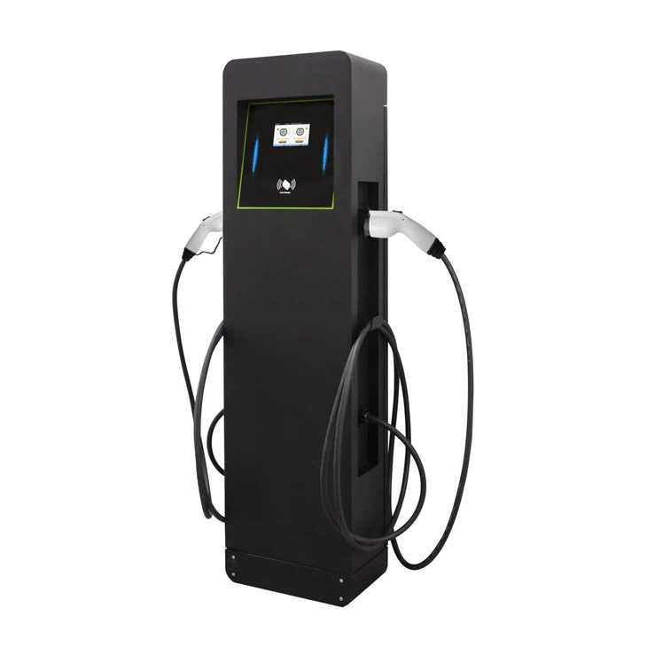 Dual 22KW Outlet OCPP 1.6 Public Quick Charging 44KW Level 2 EV Charger