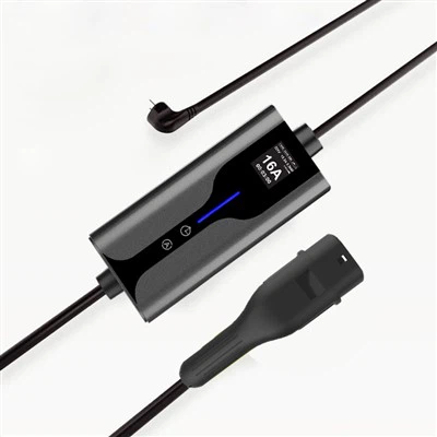 3KW 16A Tipo 2 Nivel 2 Cargador de automóvil eléctrico portátil